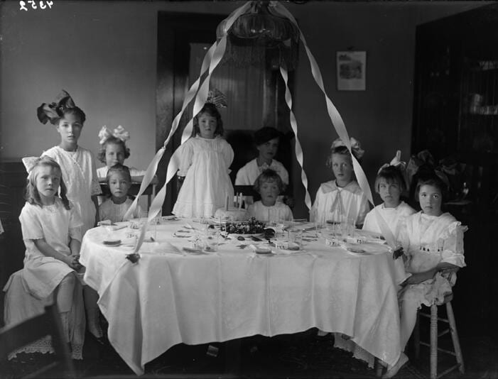 Birthday celebration, undated.