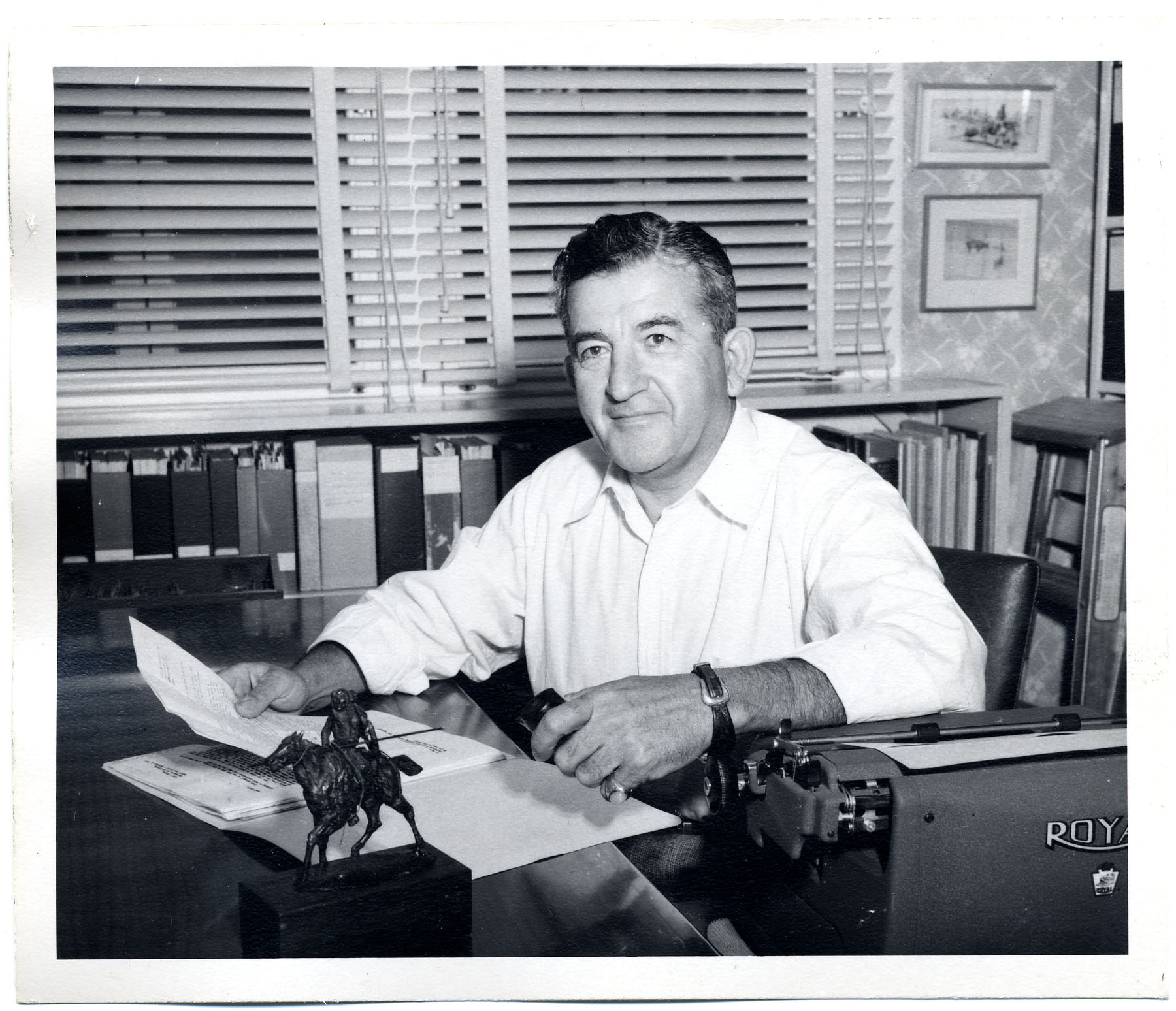 Michael at desk